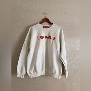 Heidi Merrick California SRF PARIS White Crew Neck